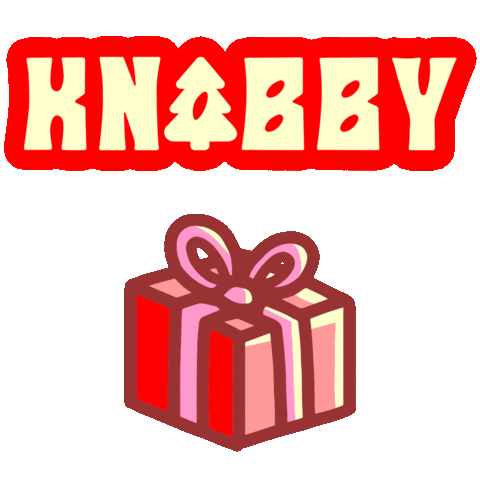 Christmas Surprise Sticker by Knobby