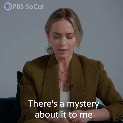 Confused Emily Blunt GIF by PBS SoCal