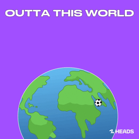 Big Game Outta This World GIF by OneFootball Heads