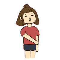 Girl Warning Sticker