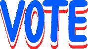 Voting Election Day Sticker by Jethro Haynes