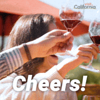 Cheers Wine GIF by Visit California