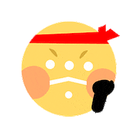 Angry Face Sticker by 310MOOD