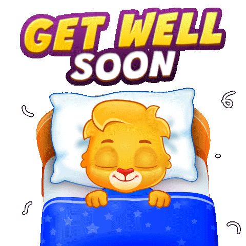 Get Better Take Care Sticker by Lucas and Friends by RV AppStudios