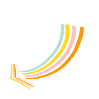 mias_miracles rainbow arrow flecha pointer Sticker