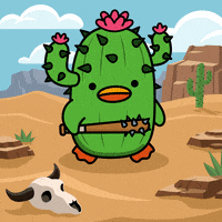 digitalducks stabby quacks cartoon duck digital ducks GIF