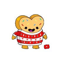Holiday Toast Sticker by YouTube Kids
