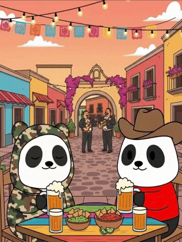 Friends Mexico GIF by Pandu Pandas