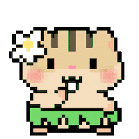 Hamster Hawaii Sticker