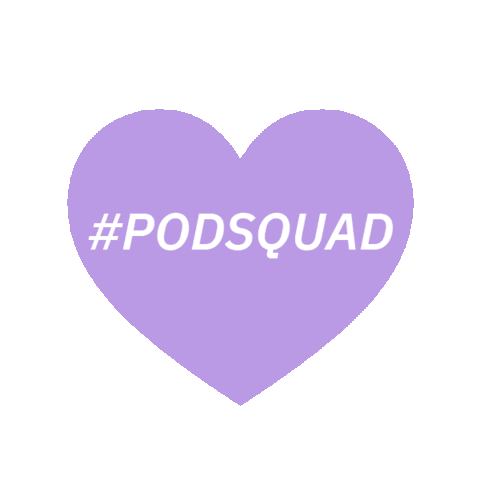 omnipod giphyupload love heart squad Sticker