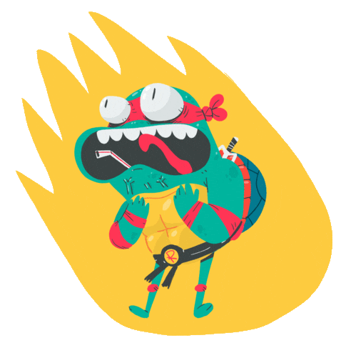 loop 2d Sticker by Yimbo