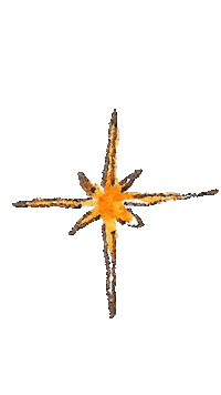 Christmas Star Sparkle Sticker