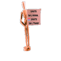 Trans Transgenre Sticker by ChangeForChange