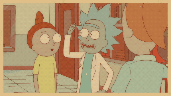 rick and morty animation GIF by Sub Pop Records