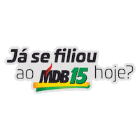 MDBNacional 15 mdb mdb15 filiar Sticker