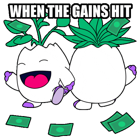 Make It Rain Money Sticker by Magic Eden