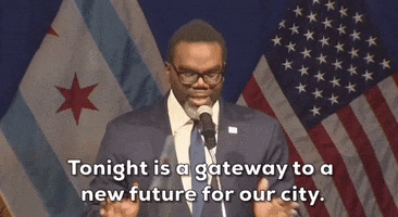 Chicago Brandon Johnson GIF by GIPHY News