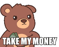 Give It To Me Money Sticker by BEARISH