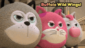 Excited Buffalo Wild Wings GIF by HangryPetz