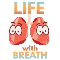 Happy Take A Deep Breath Sticker by EdHarrold