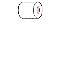 Happy Toilet Paper Sticker by Call me Georges