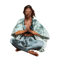 Meditation Miracles Sticker by Kim Mellor
