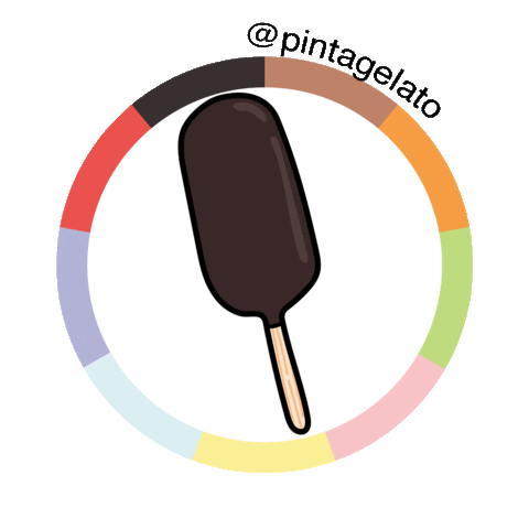 pintagelato ice cream gelato paleta pinta Sticker