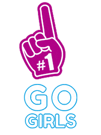 Go Girls Girl Power Sticker by Kinder Joy of moving
