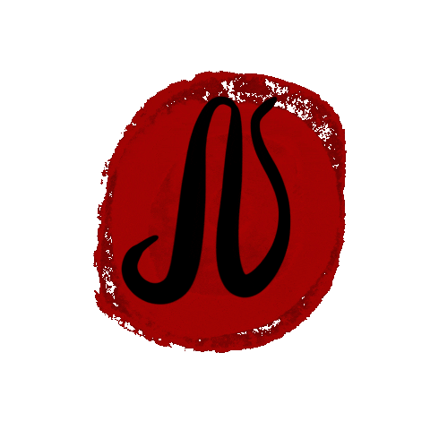 Lettering Blood Sticker