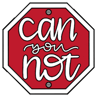 Can You Not Stop Sticker