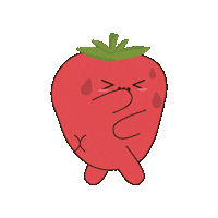 Strawberry Sticker by The Skin Lovers