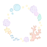 Yuuukron sea bubble mermaid 海 Sticker