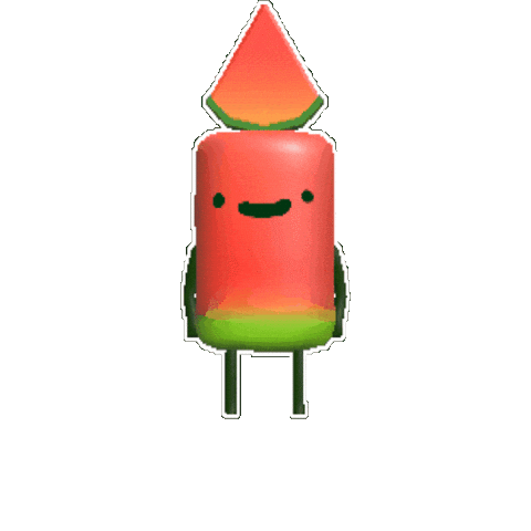 Marshmallow 수박 Sticker