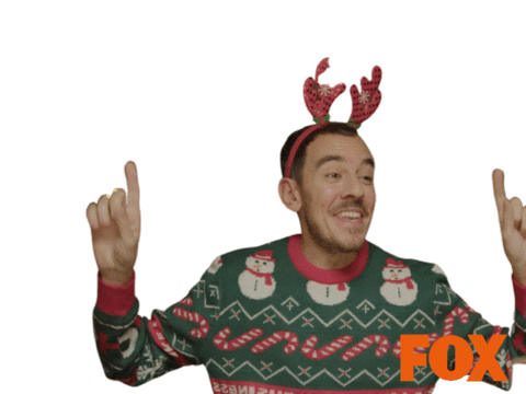 foxtves giphyupload sticker fox navidad Sticker