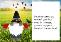 Gnome Scarecrow GIF