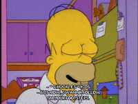 homer simpson laughing GIF