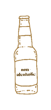 Non Alcoholic Na Sticker by BMKits