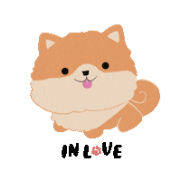 In Love Huella Sticker