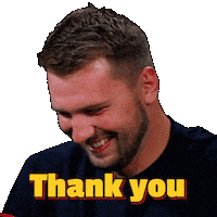 Los Angeles Lakers Thank You Sticker by First We Feast