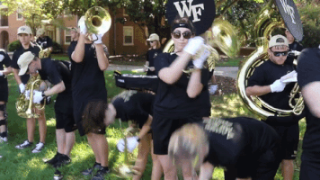 happy marching band GIF