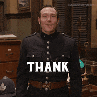 Thank U Reaction GIF by Murdoch Mysteries