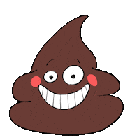 Happy Poo Sticker