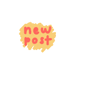 New Post Sticker