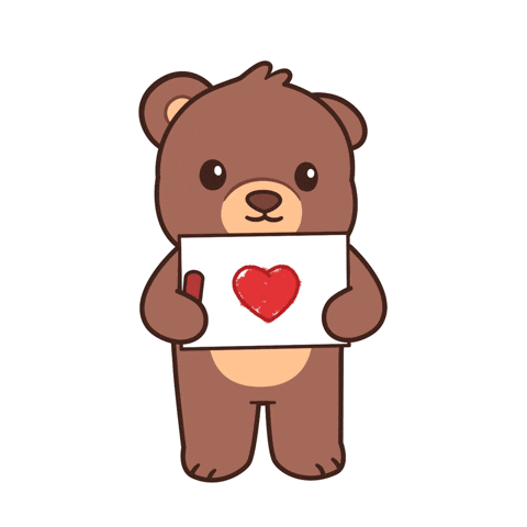 I Wuv You Teddy Bear GIF by BEARISH