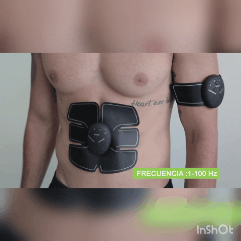 Electro Estimulador Muscular Smart Fitness 5 en 1 Abdomen + Cuello + Glúteos  + Extremidades