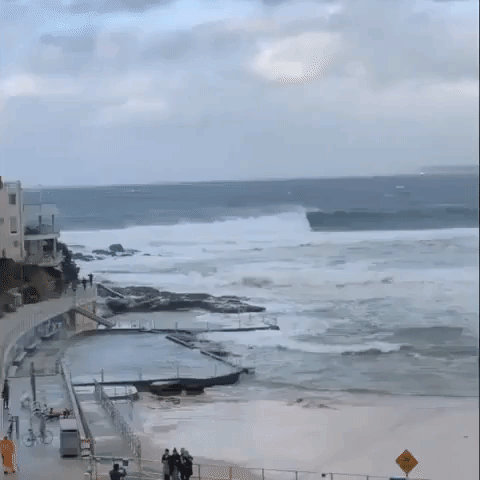 Dangerous Surf Brews at Bondi Beach as Storm System Creates Hazardous Conditions