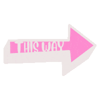 Follow Me Arrow Sticker by Organum Co