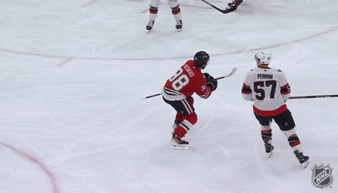 Happy Chicago Blackhawks GIF by NHL