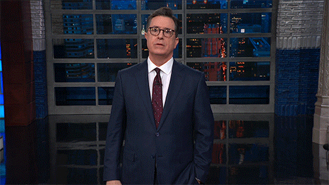 stephen colbert deadpool GIF by The Late Show With Stephen Colbert