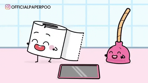 Happy Dance GIF by Paper Poo